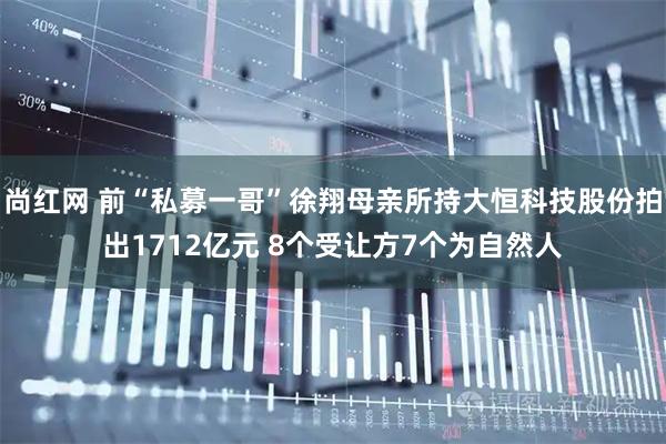 尚红网 前“私募一哥”徐翔母亲所持大恒科技股份拍出1712亿元 8个受让方7个为自然人